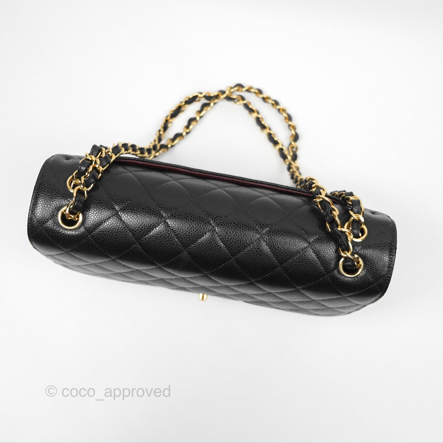 Chanel Jumbo Double Flap Black Caviar Gold Hardware⁣⁣