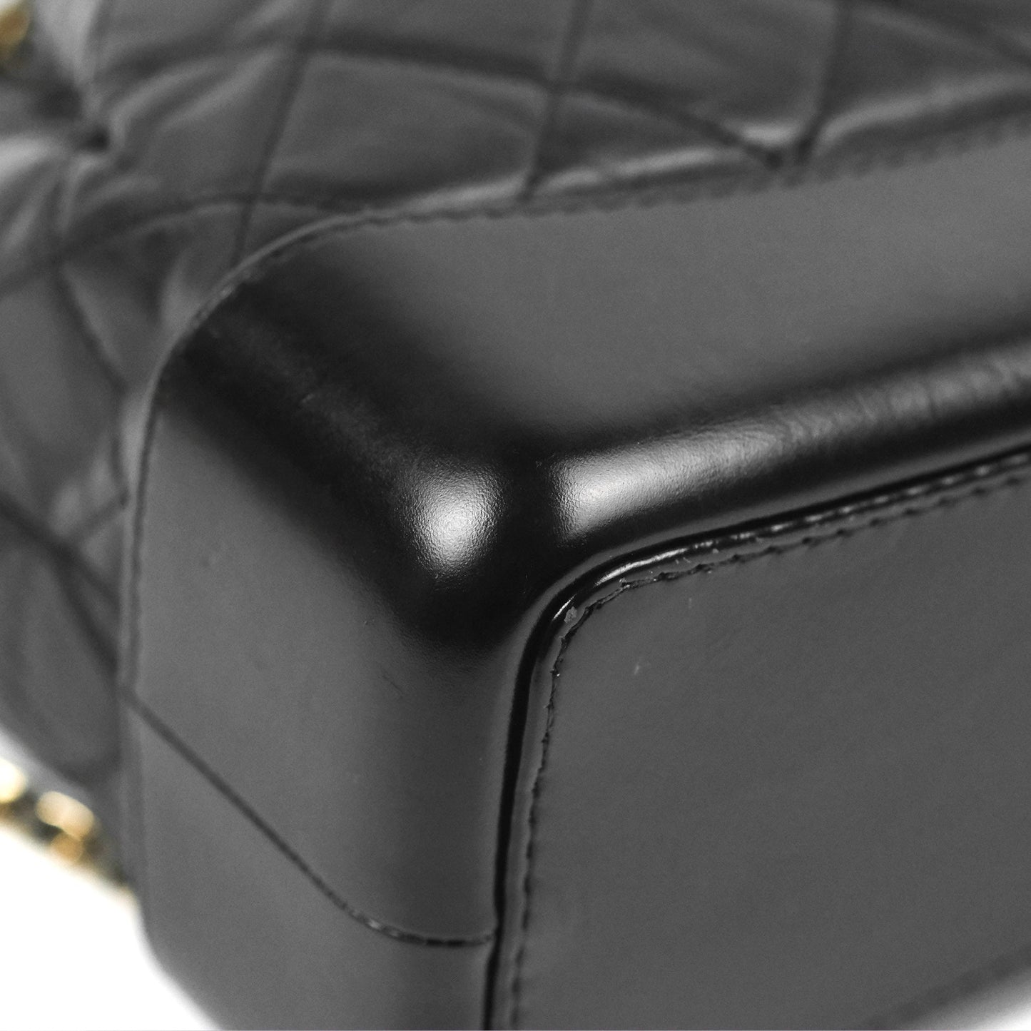 Chanel Medium Gabrielle Backpack Black Aged Calfskin