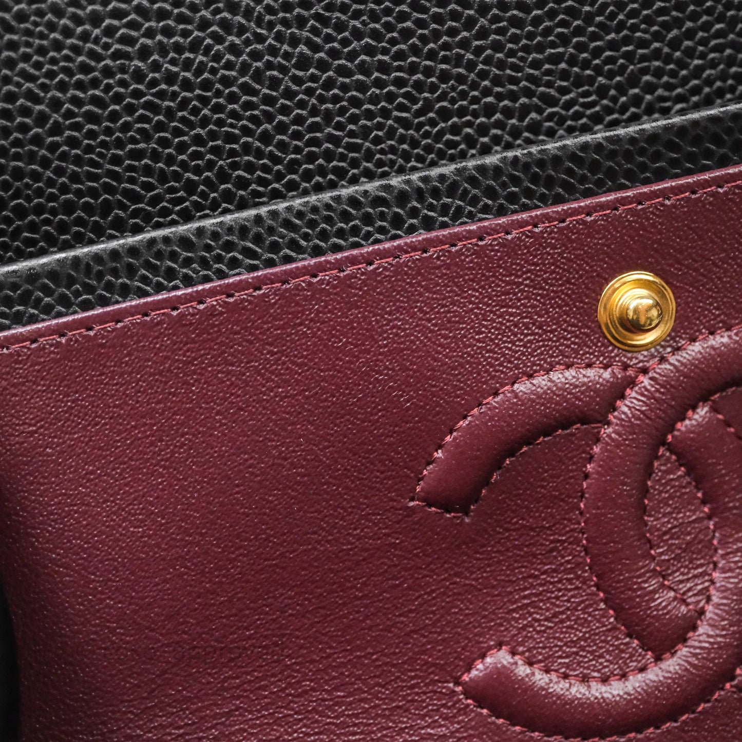 Chanel Small Classic Flap Quilted Black Caviar Gold Hardware