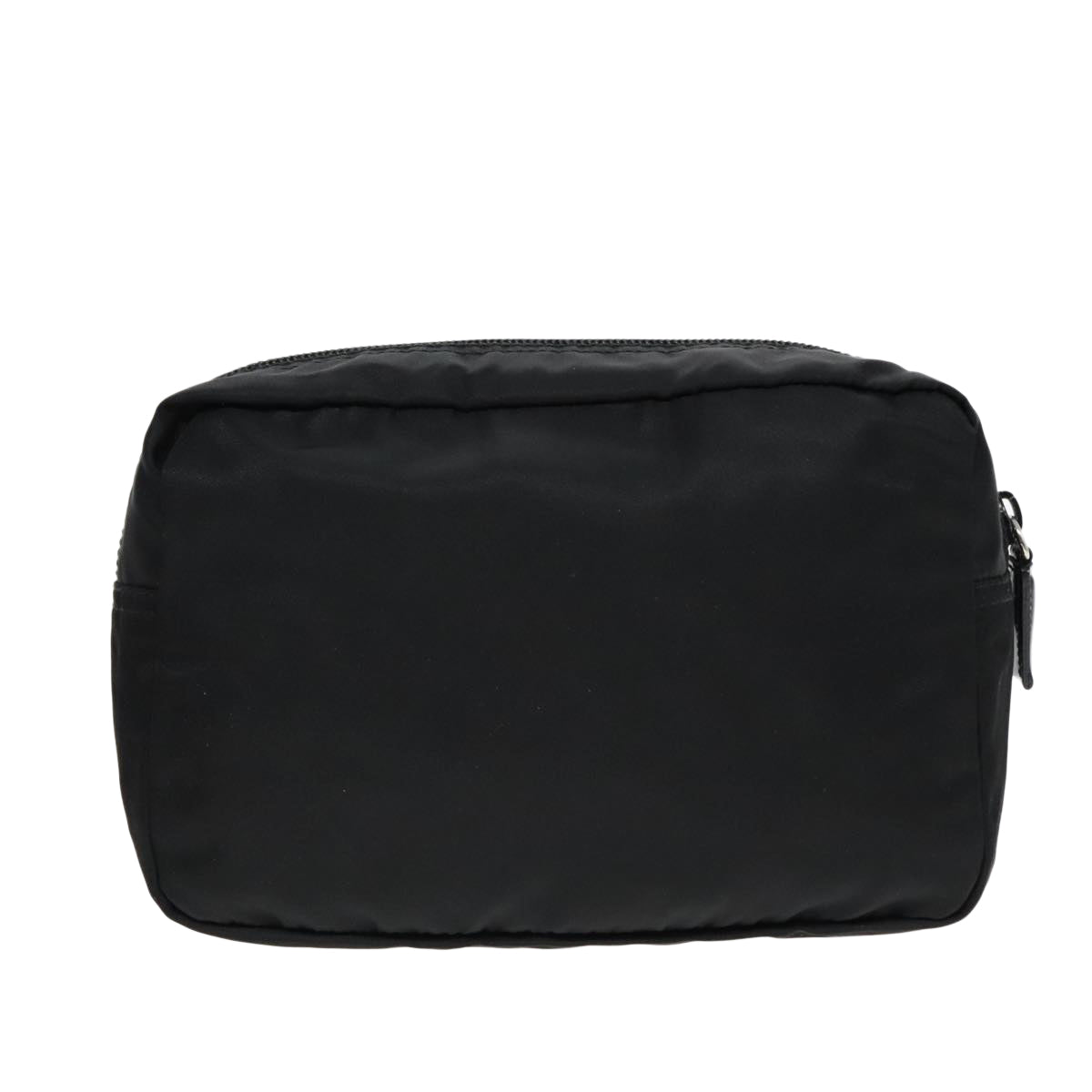 Luxury Prada Pouch Nylon Black Silver  92913