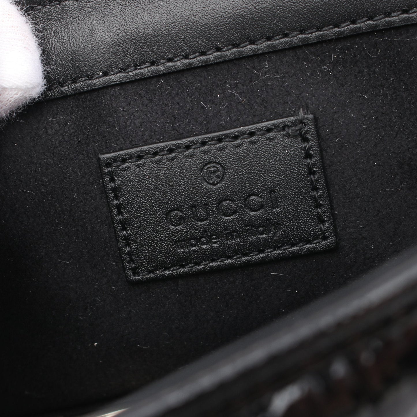 Luxury Gucci Trending 2025 GG Marmont Super mini bag Chain shoulder bag Leather Black