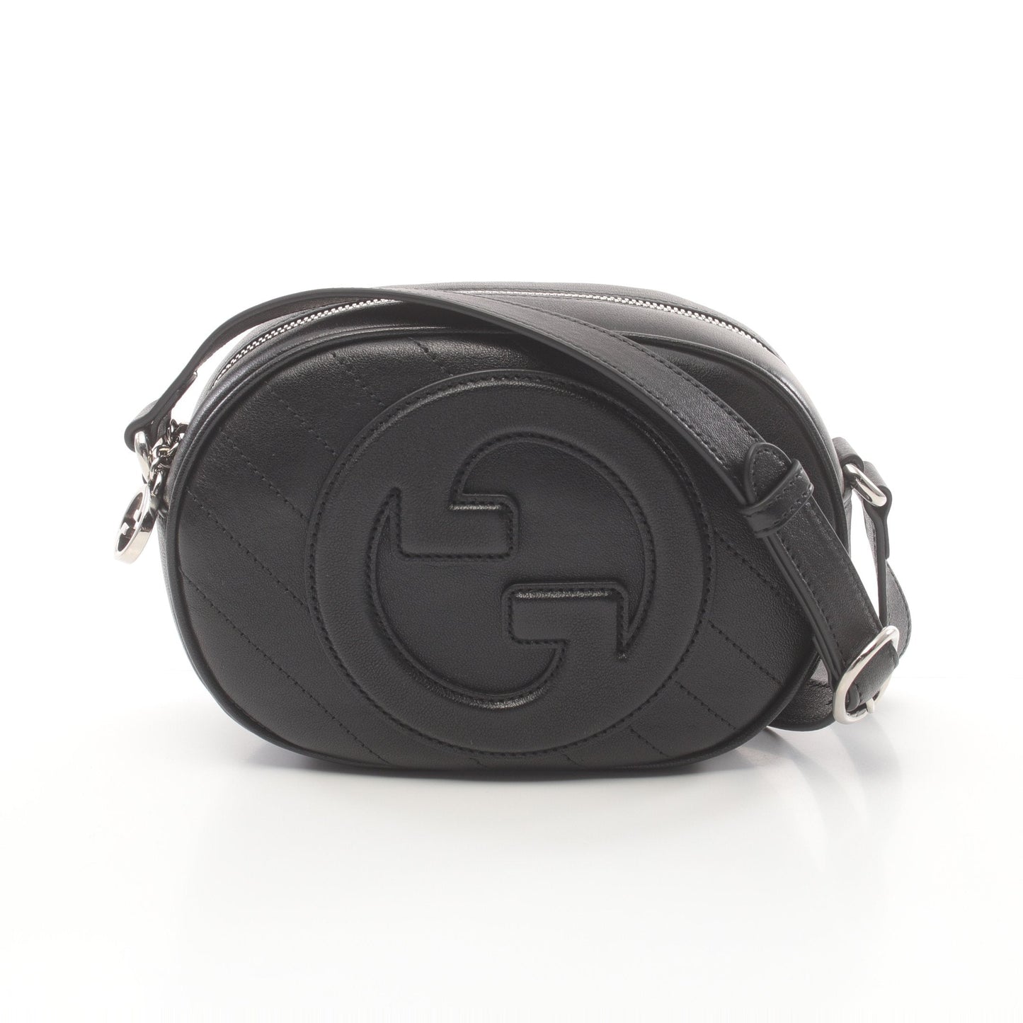 Luxury Gucci Trending 2025 Blondie Shoulder bag Leather Black