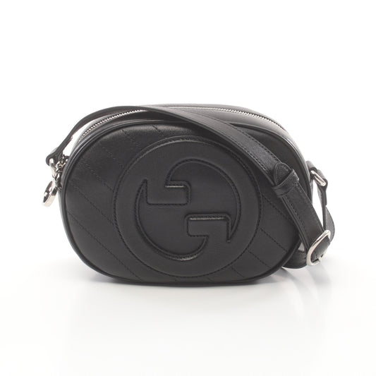 Luxury Gucci Trending 2025 Blondie Shoulder bag Leather Black