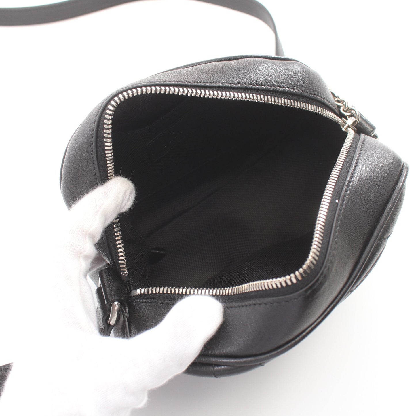 Luxury Gucci Trending 2025 Blondie Shoulder bag Leather Black