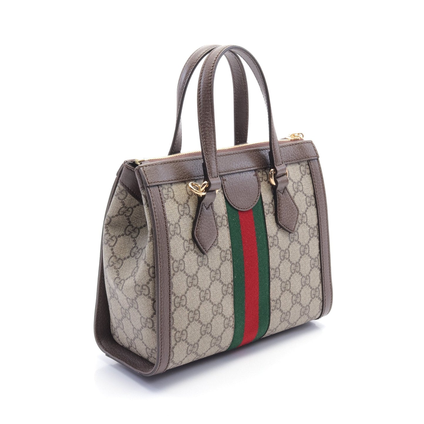 Luxury Gucci Trending 2025 Ophidia Small GG Supreme Handbag Tote bag PVC Leather Beige Brown