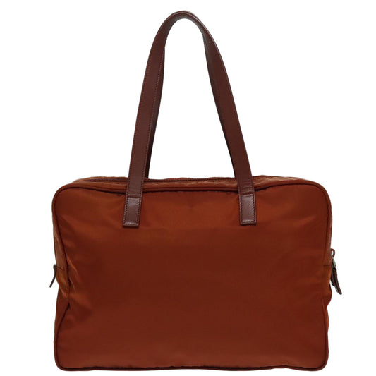 Luxury Prada Shoulder Bag Nylon Red Silver  92971