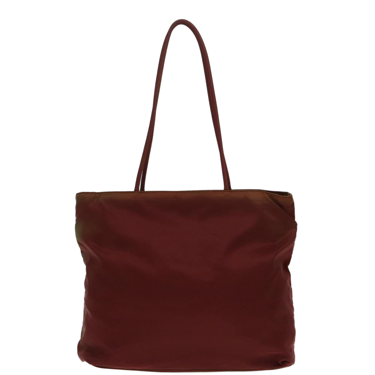 Luxury Prada Tote Bag Nylon Red Silver  92974