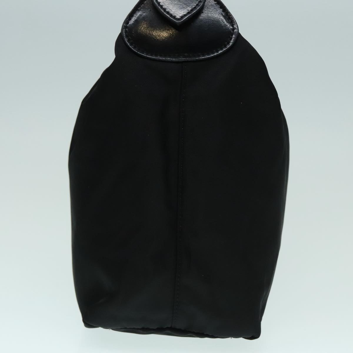 Luxury Prada Hand Bag Nylon Black Silver  92975