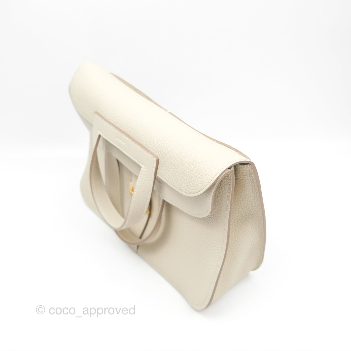 Hermès Halzan 31 Beton Clemence Gold Hardware