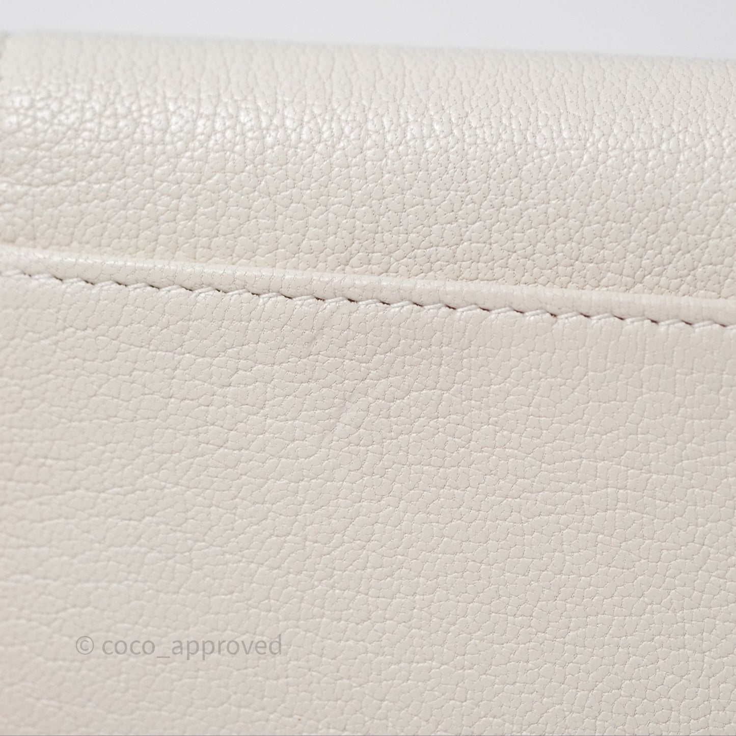 Christian Dior Saddle Bloom Card Holder Latte Goatskin