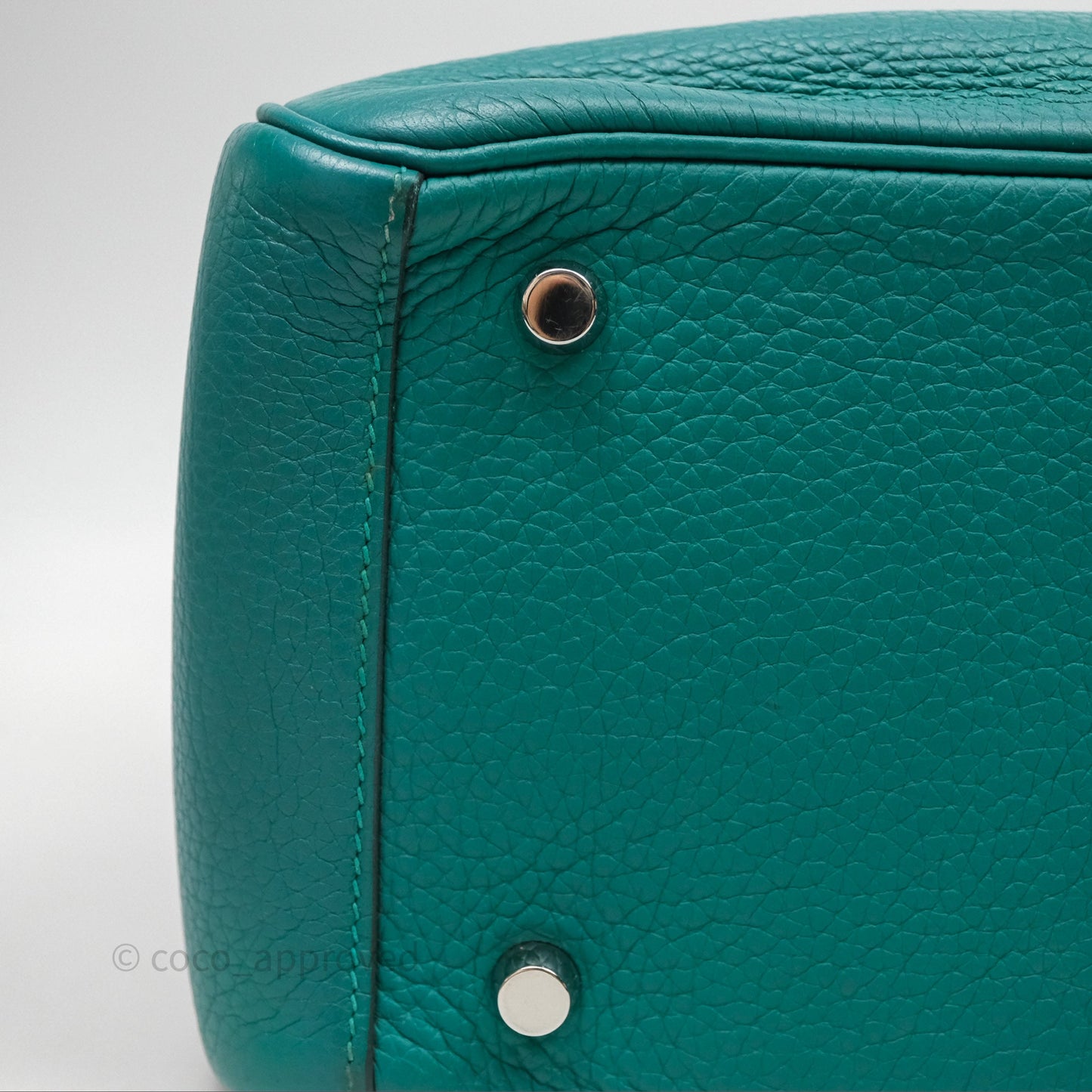 Hermès Lindy 26 Vert Verone U1 Clemence Palladium Hardware