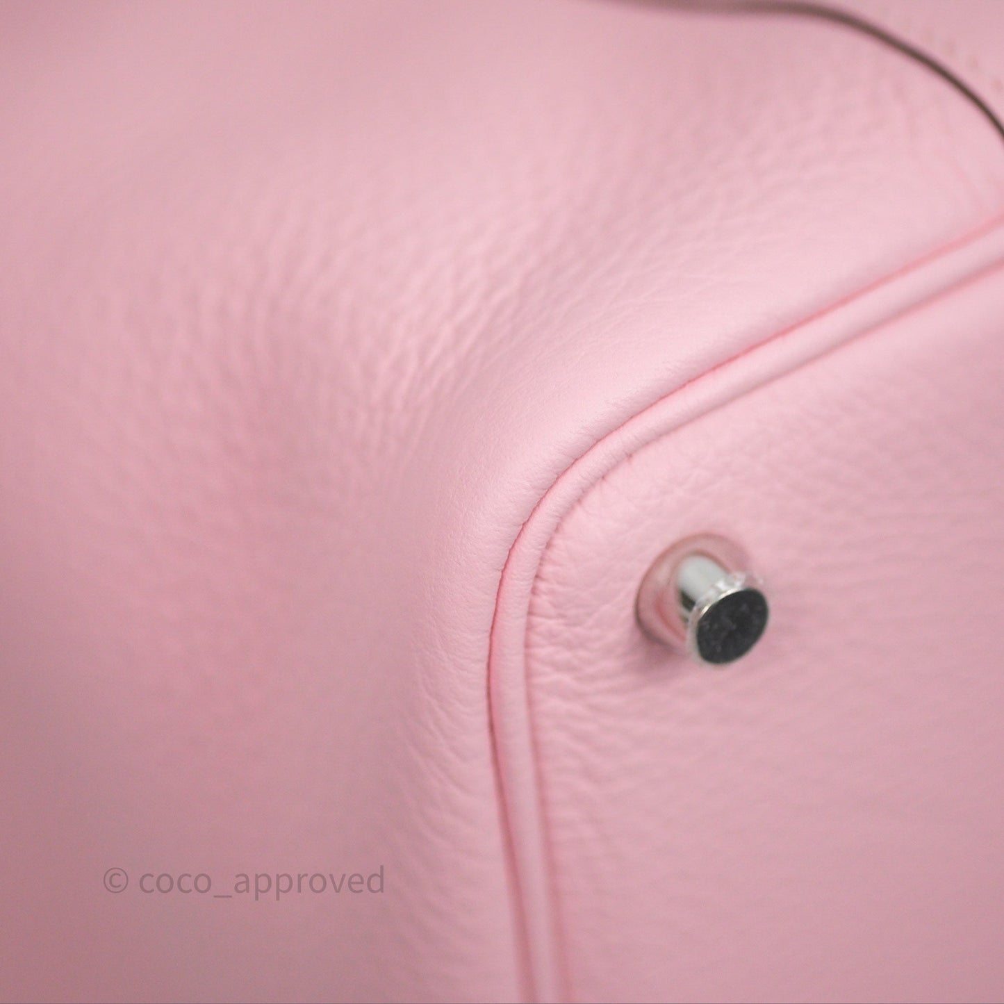 Hermès Picotin 18 Rose Sakura 3Q Clemence Palladium Hardware