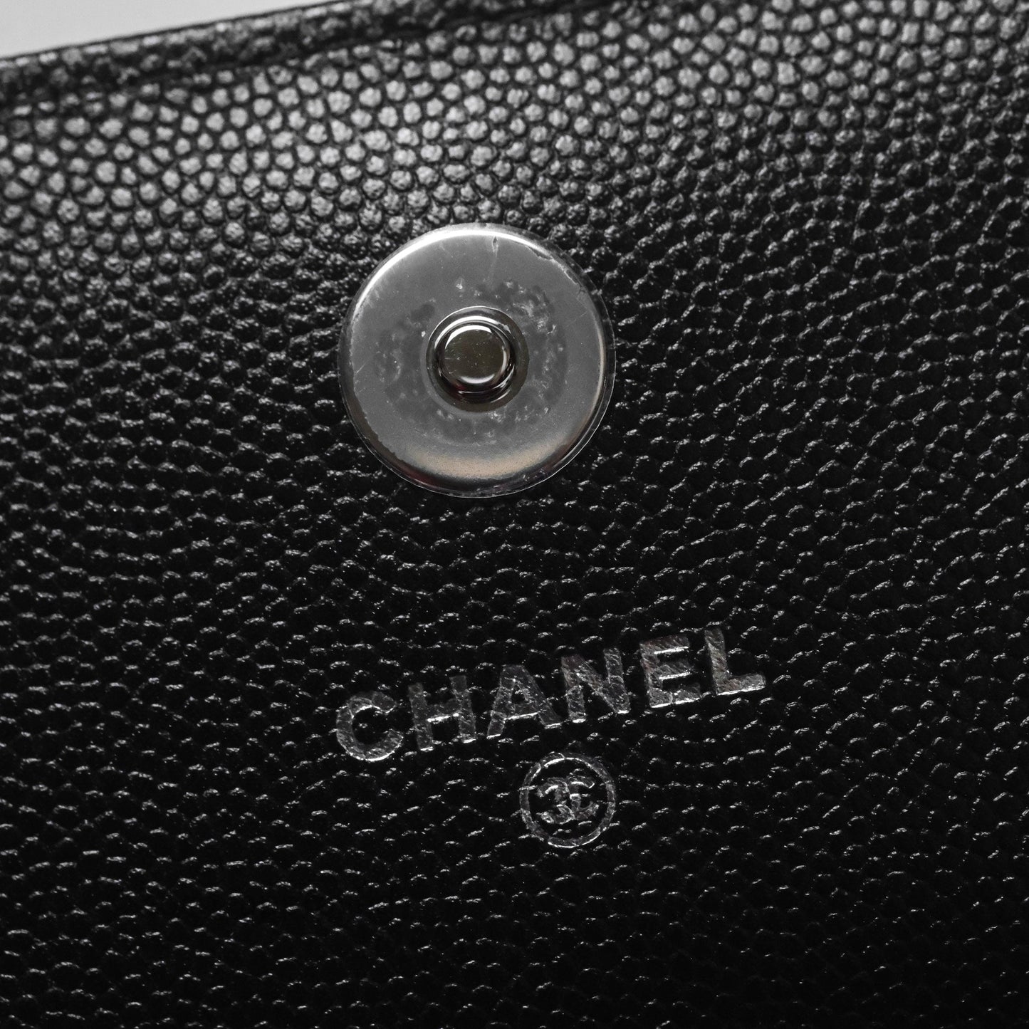 Chanel Incognito Phone Holder So Black Caviar Black Hardware