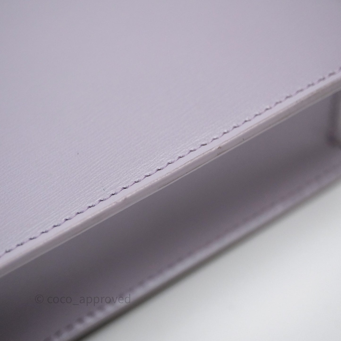 Celine Margo Wallet On Chain in Purple lavender Shiny Calfskin