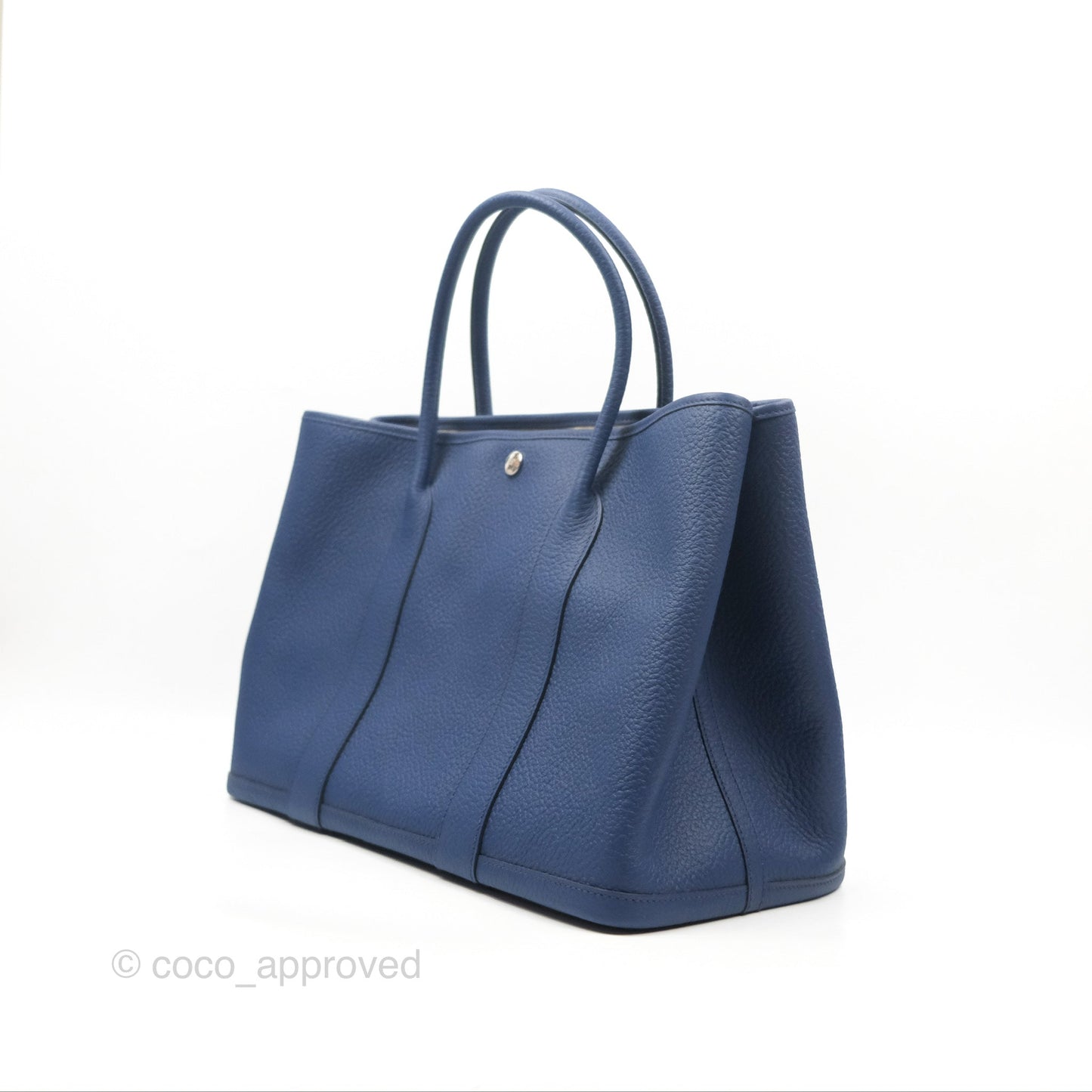 Hermès Garden Pouch 36 Bleu Saphir/ Bordeaux/ Bleu Marine