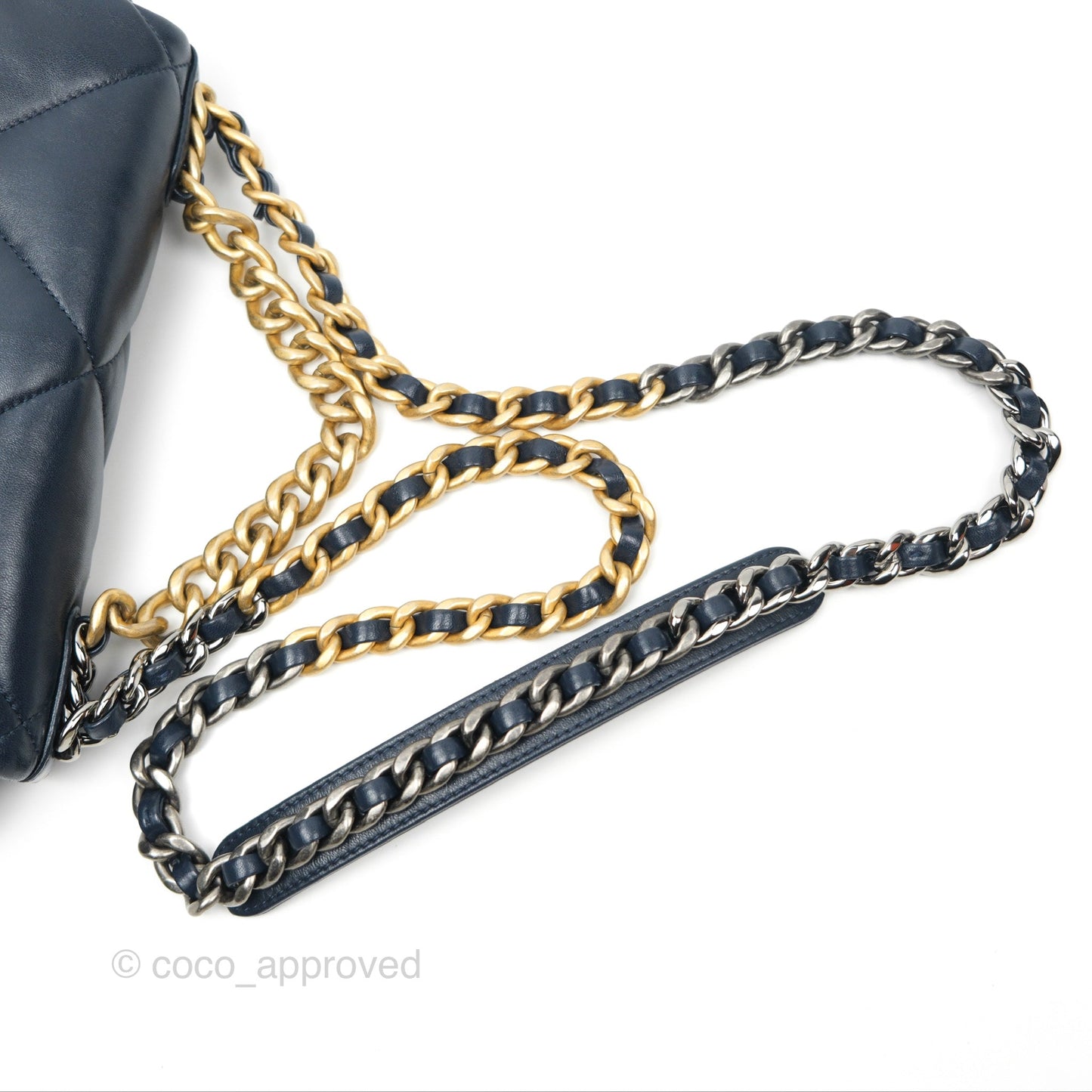 Chanel 19 Small Navy Mixed Hardware