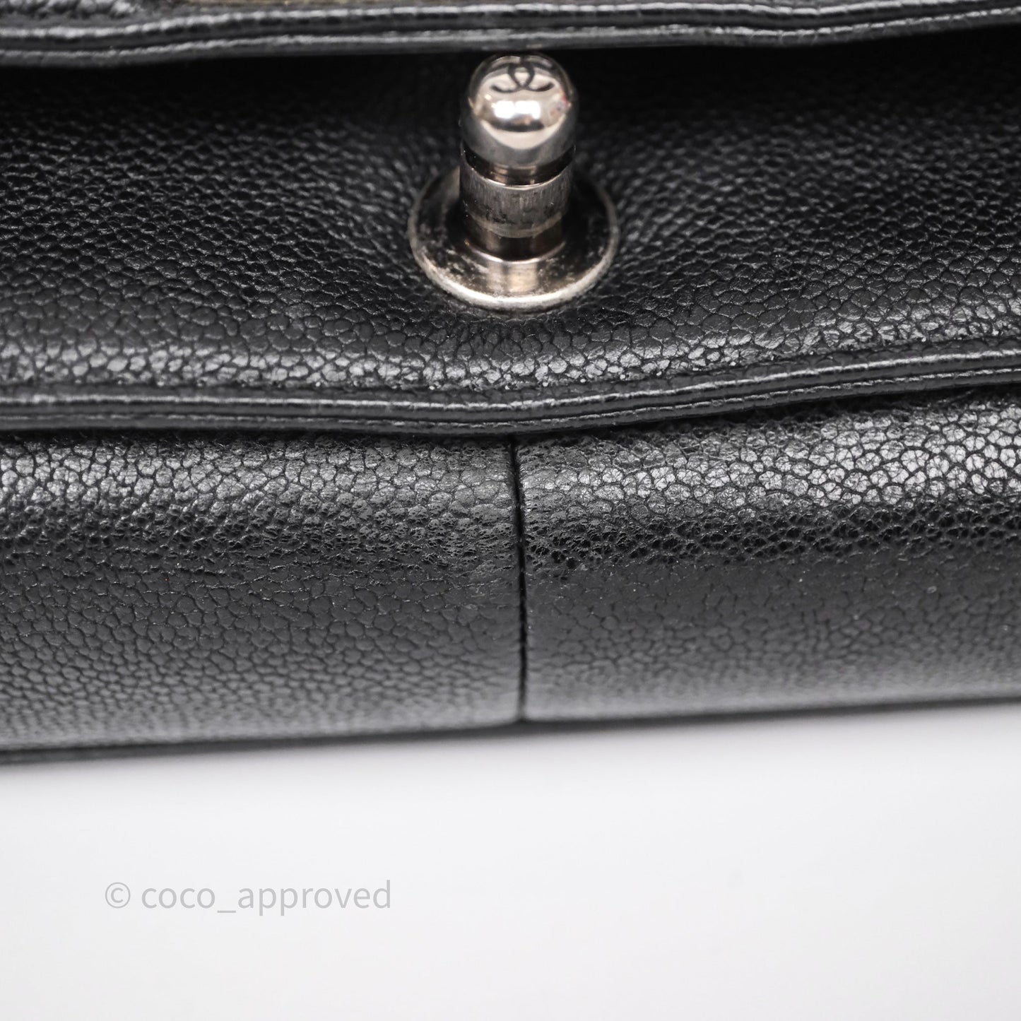 Chanel Quilted New Medium Boy Black Caviar Ruthenium Hardware