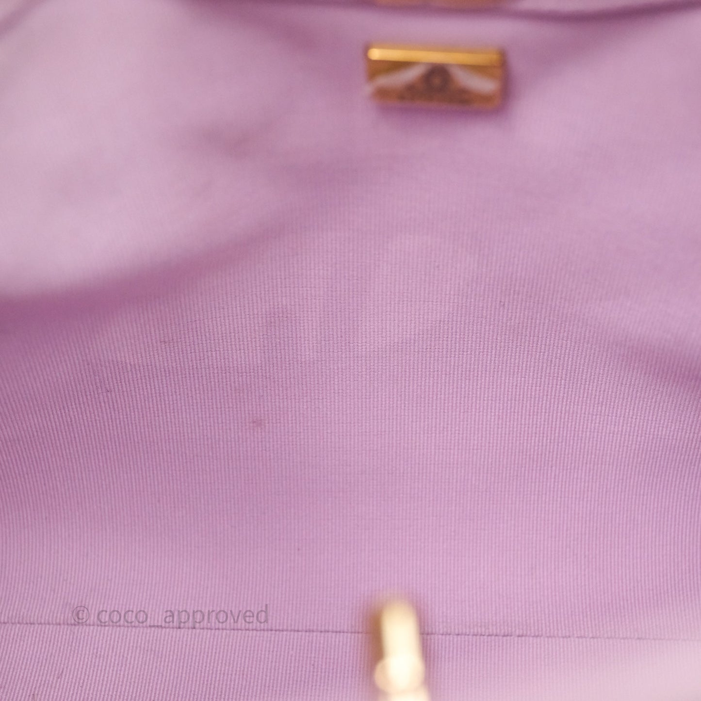 Chanel 31 Mini Lilac Shiny Lambskin Gold Hardware