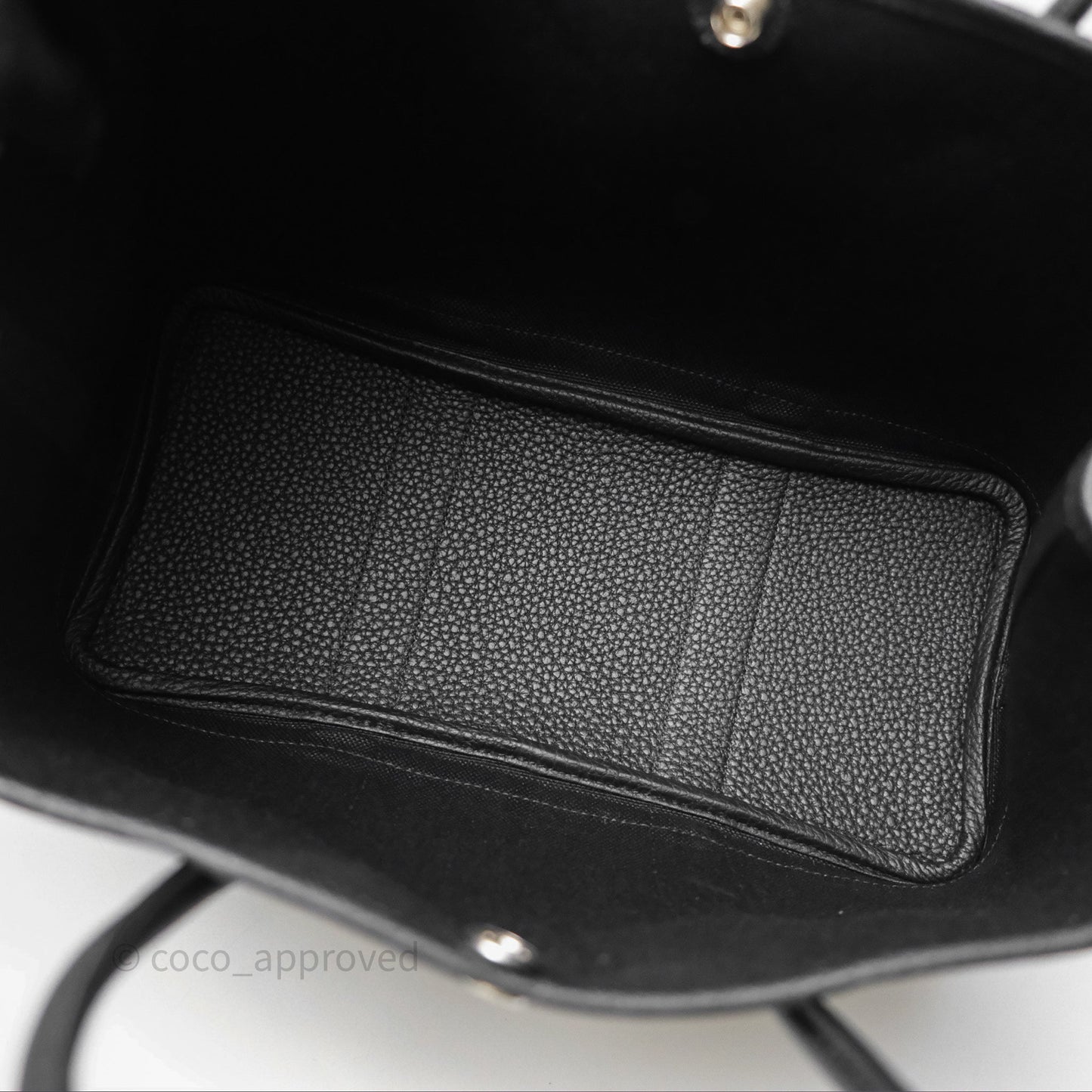Hermès Garden Party 30 Canvas Noir 89 Black