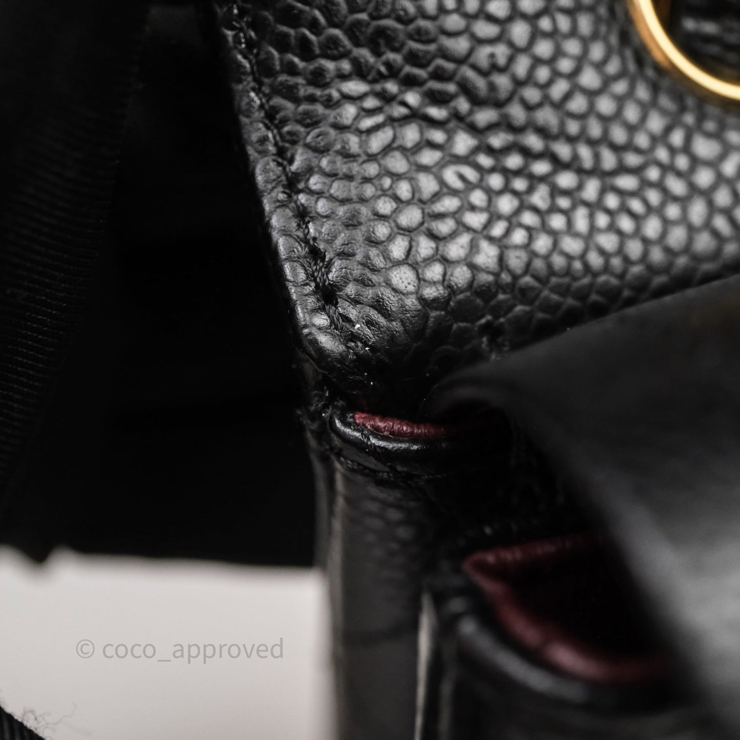 Chanel Medium Classic Flap Quilted Black Caviar Gold Hardware