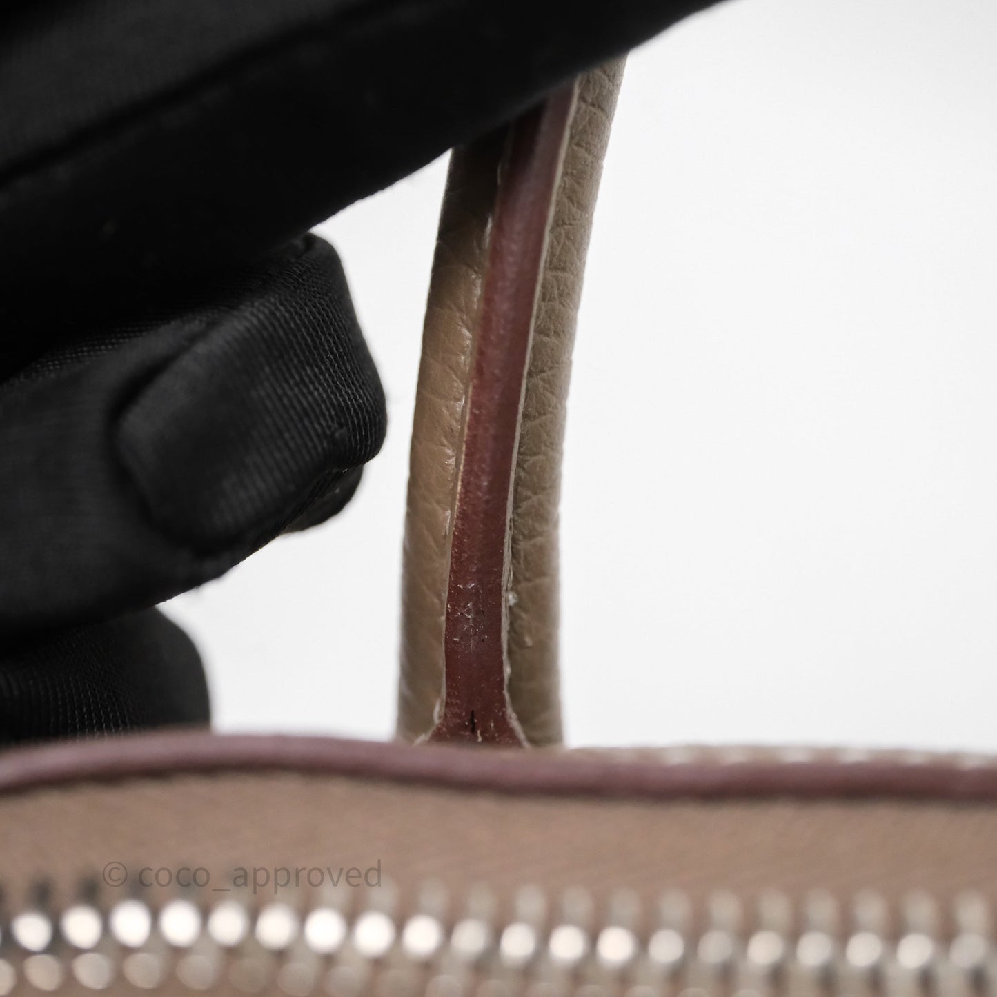 Hermès Bolide 31 Etoupe Evercolor Clemence Palladium Hardware