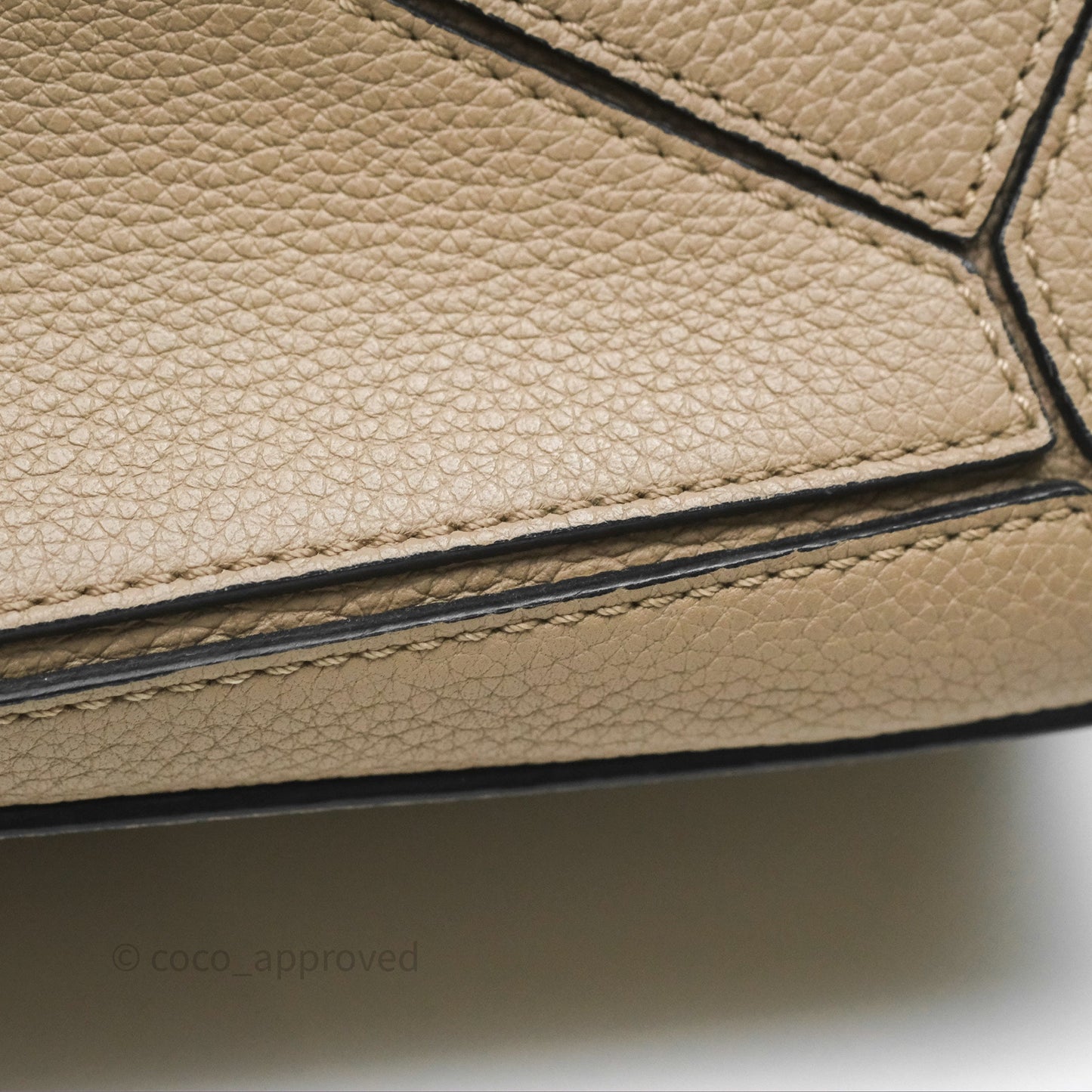 Loewe Mini Puzzle Bag Beige Calfskin
