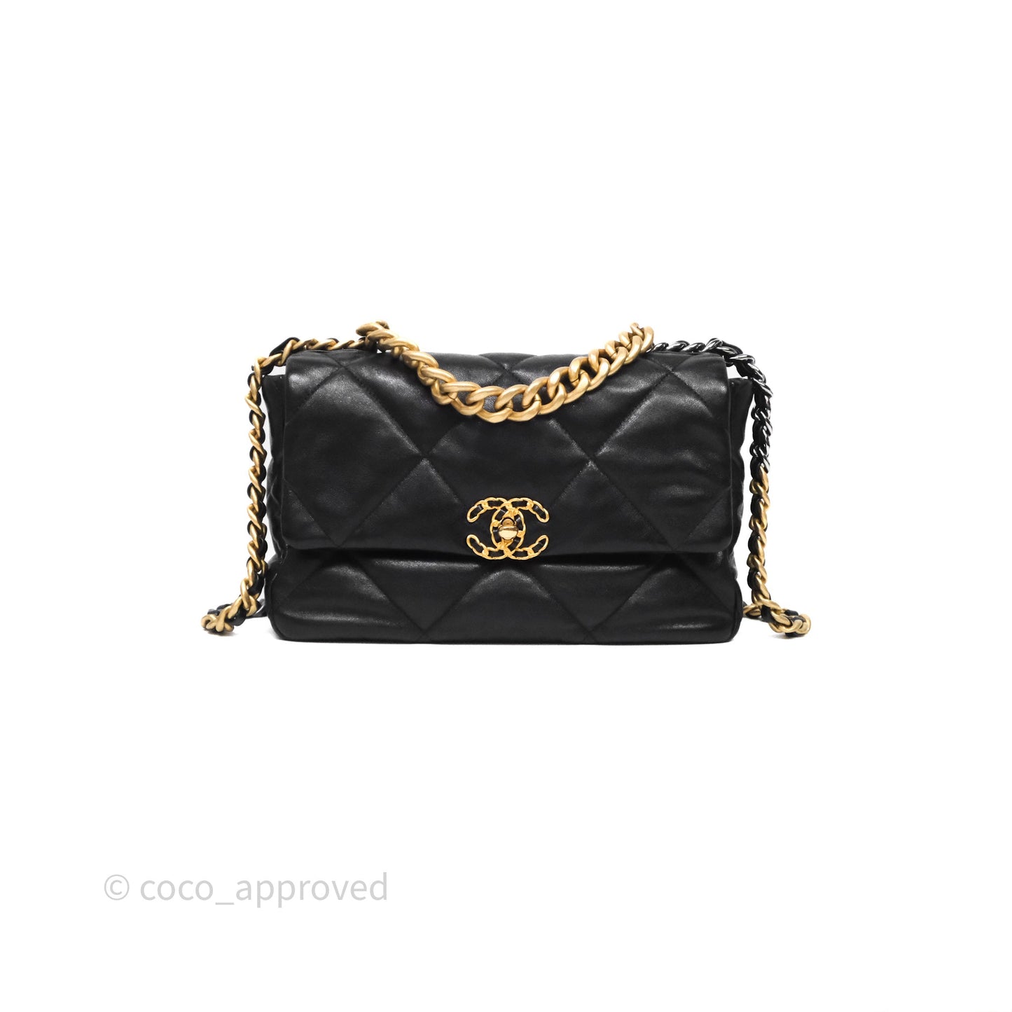 Chanel 19 Medium Black Mixed Hardware
