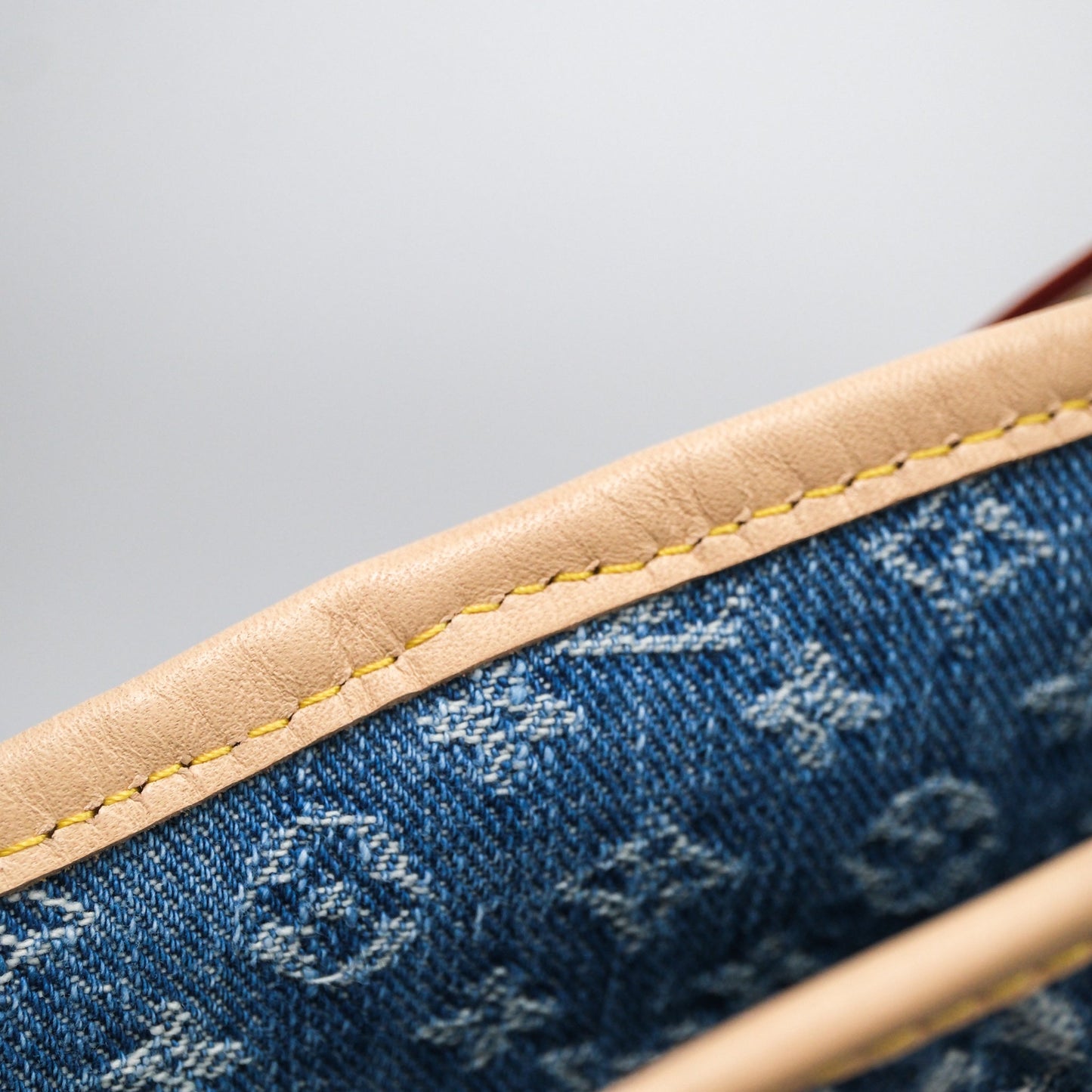 Louis Vuitton CarryAll MM Denim Blue Monogram