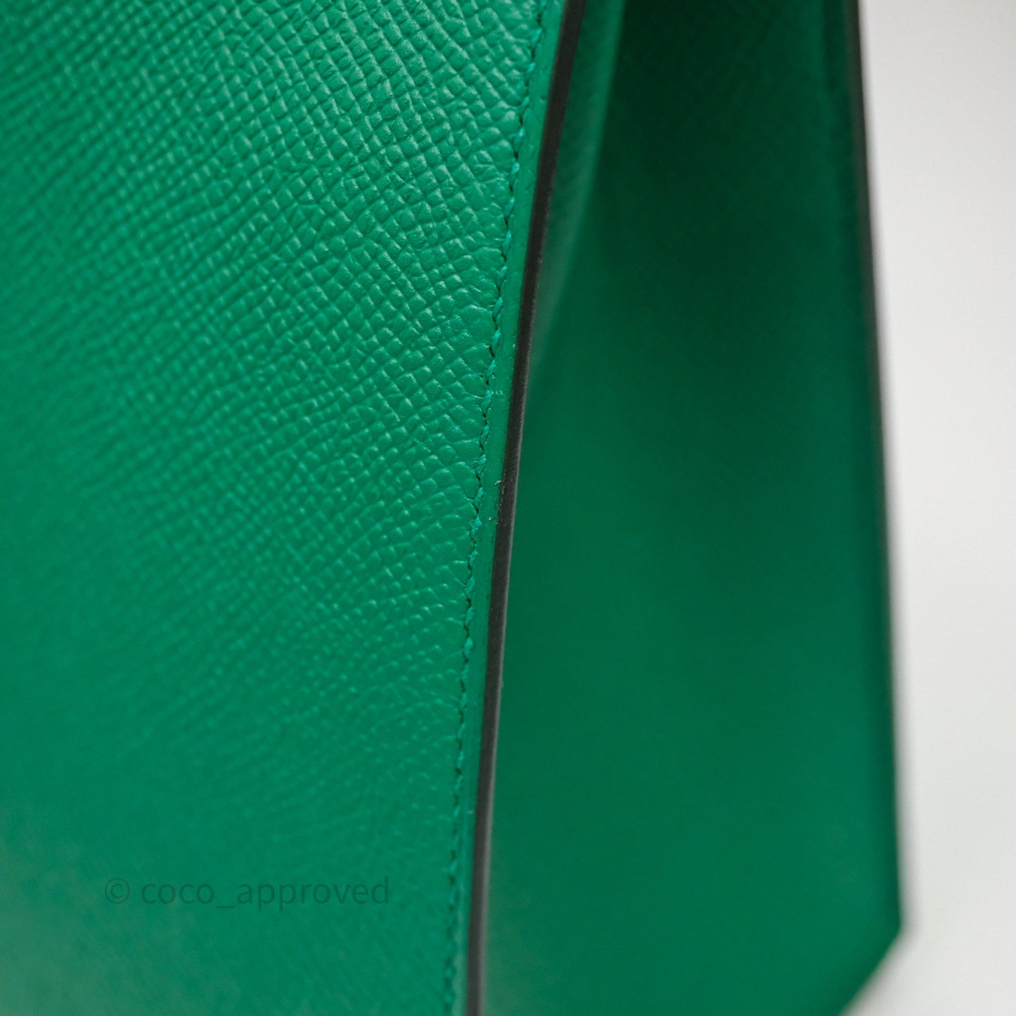 Hermes Kelly 25 Sellier Vert Vertigo Epsom Gold Hardware