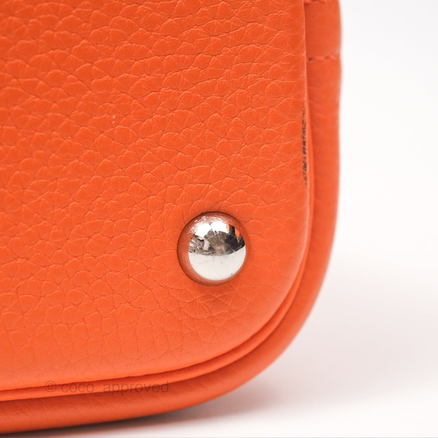 Hermès Bolide 31 Orange H Clemence Palladium Hardware