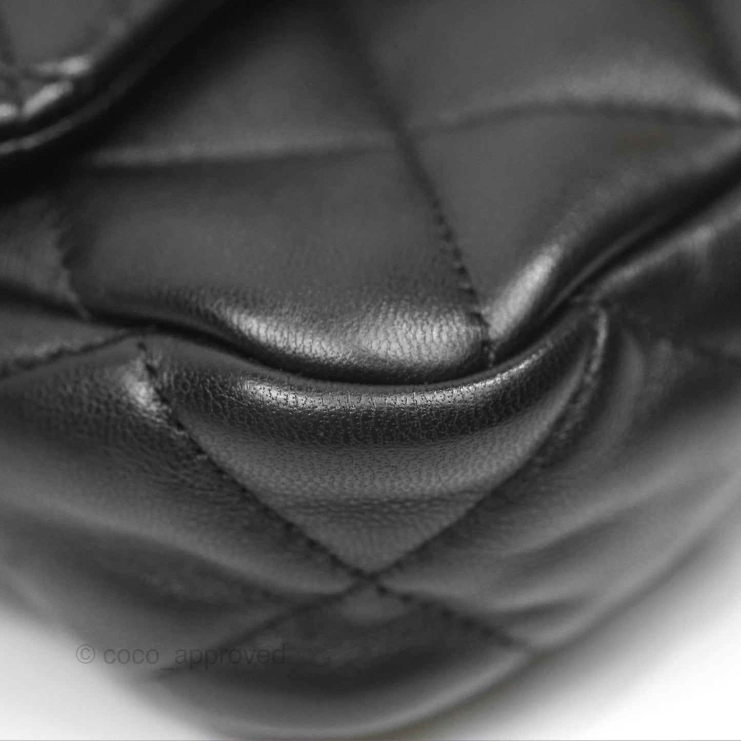 Chanel Small Funky Town Black Lambskin Aged Gold Hardware
