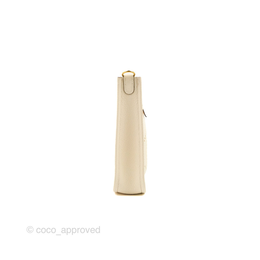 Hermès Mini Evelyne 16 Nata Clemence Gold Hardware