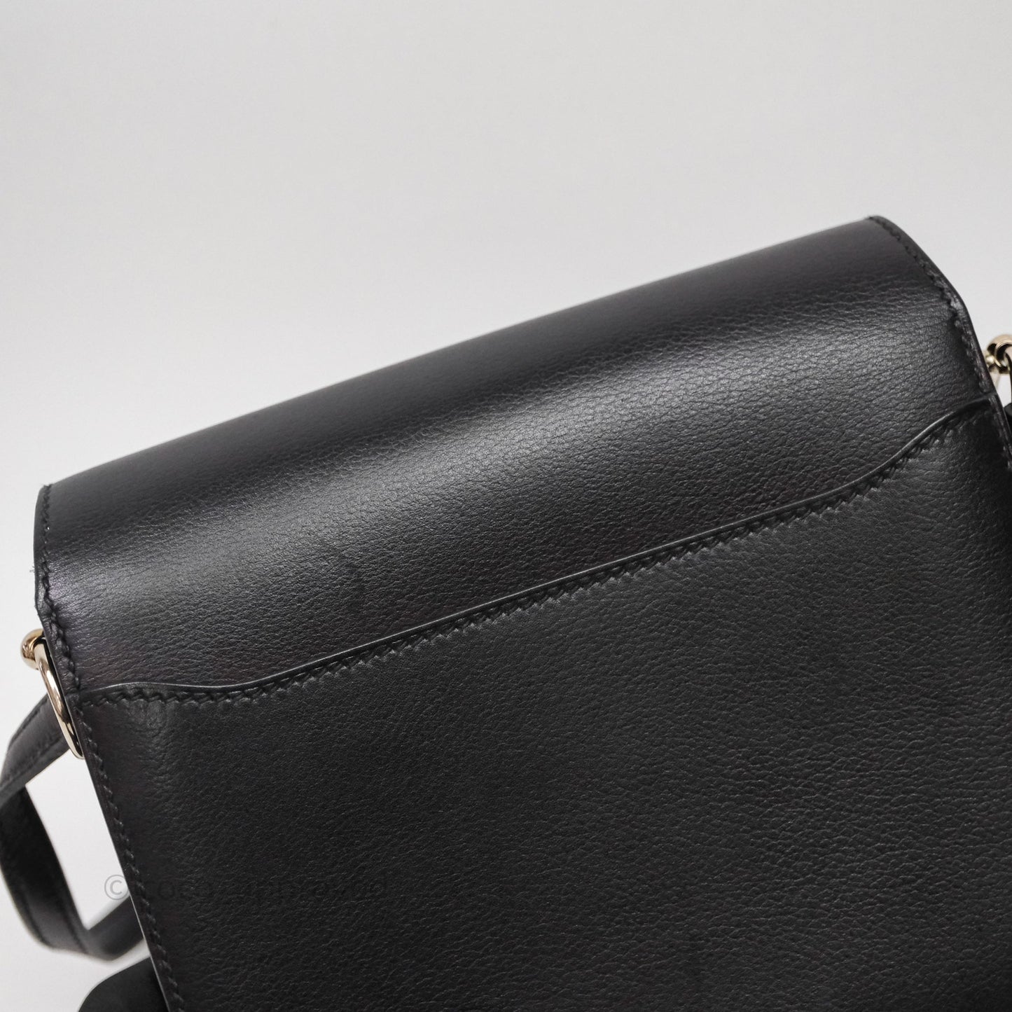 Hermès Roulis Mini 18 Black Noir 89 Palladium Hardware