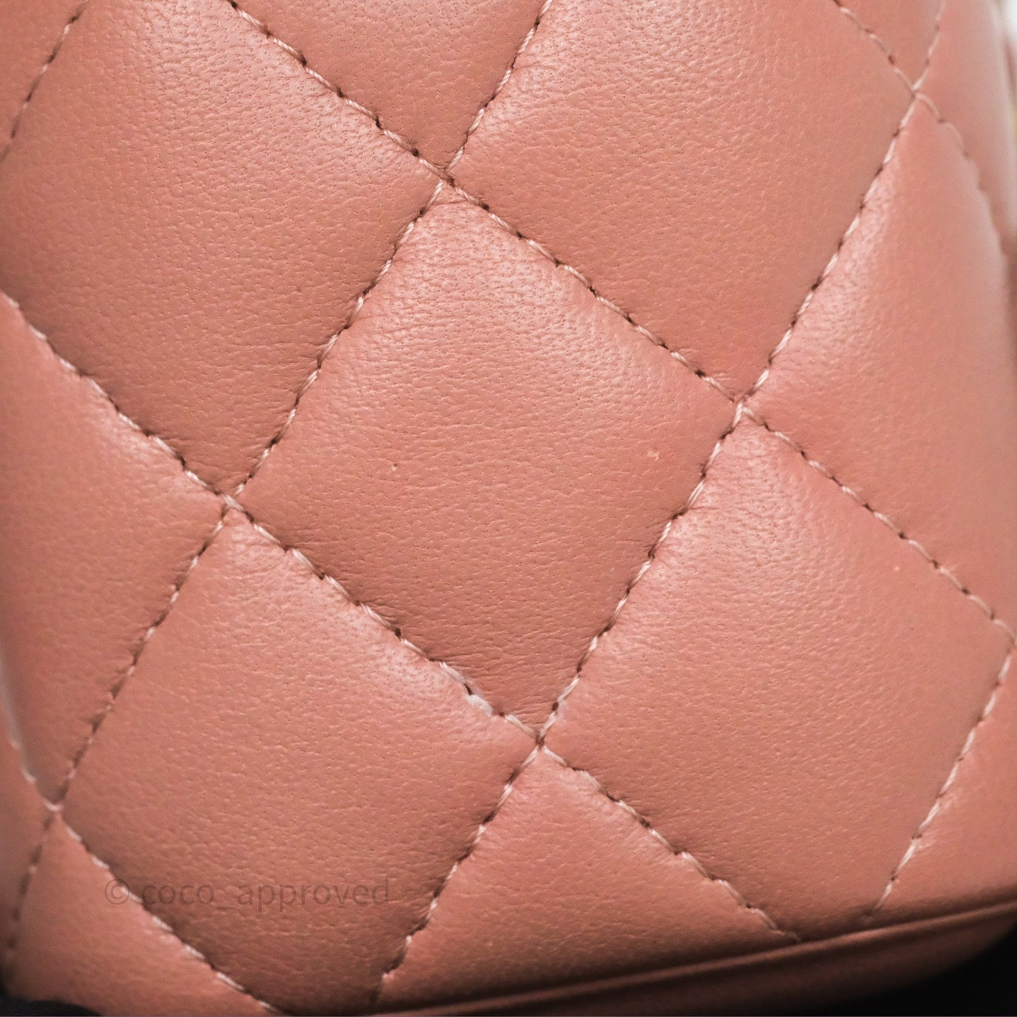 Chanel Mini Pearl Crush Vanity With Chain Pink Gold Hardware