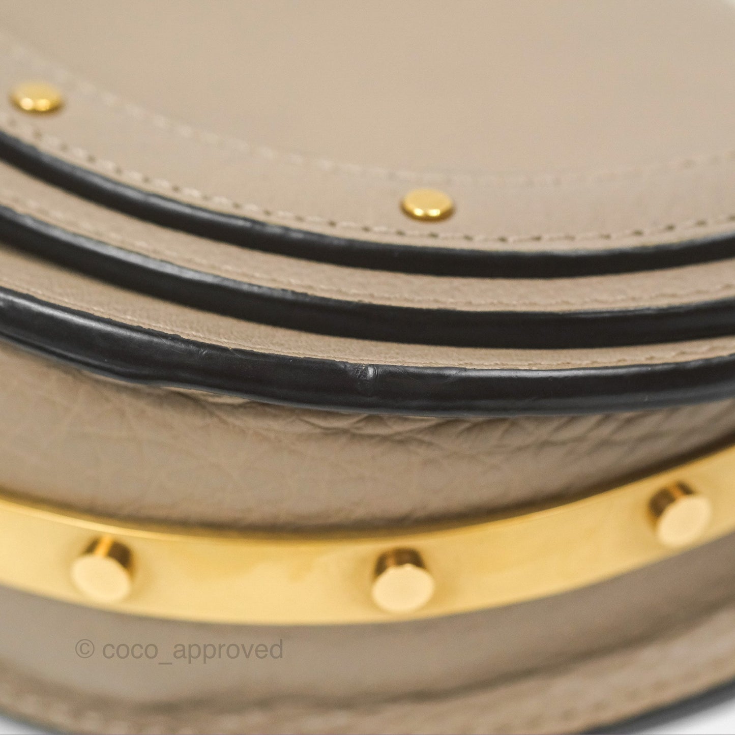 Chloé Nile Minaudière Bracelets Bag Motty Grey Calfskin