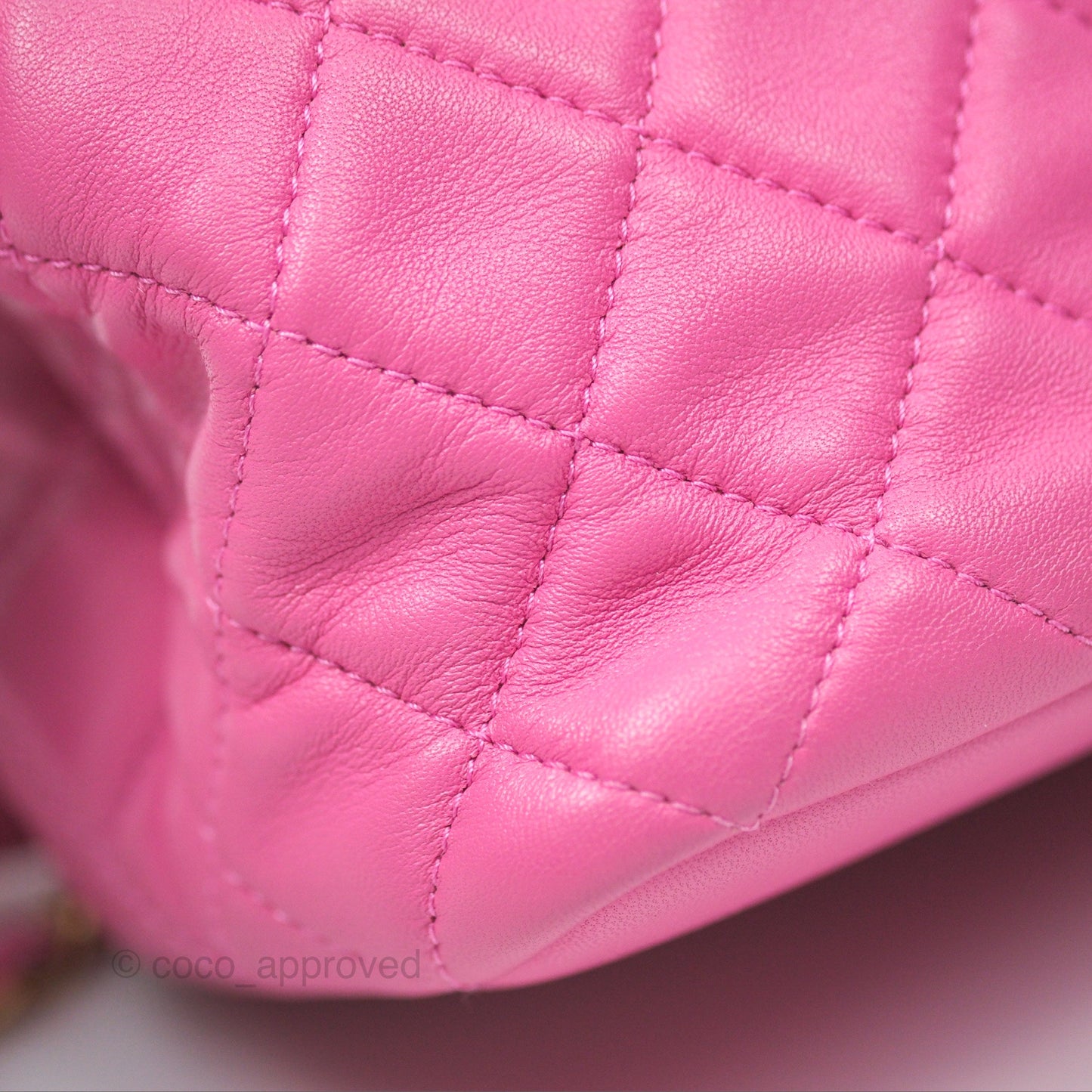 Chanel Quilted Small Perfect Meeting Hobo Pink Lambskin Aged Gold Hardware