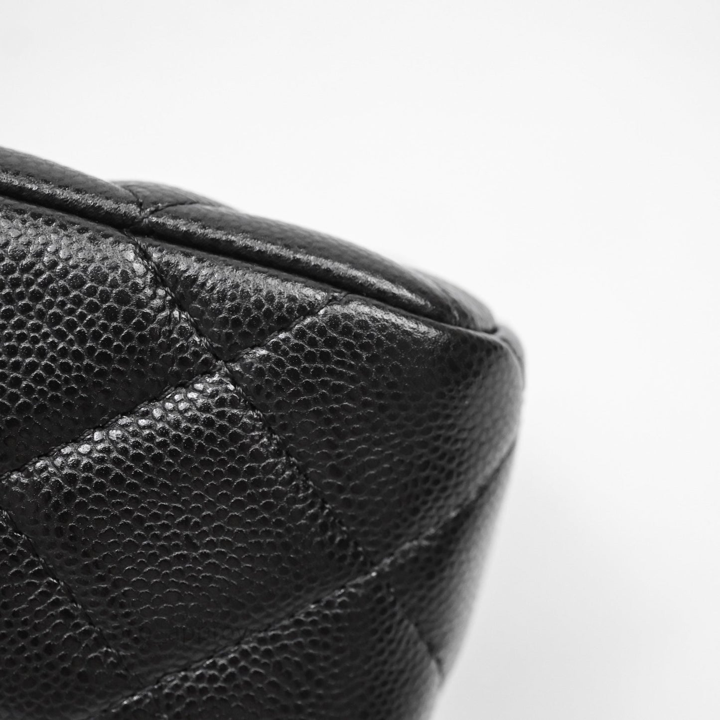 Chanel Clutch on Chain Black Caviar Gold Hardware