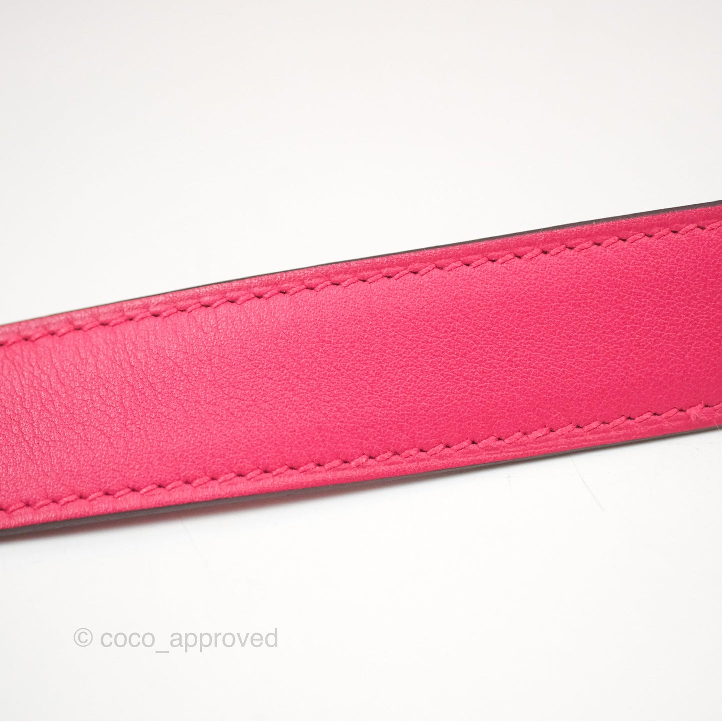 Hermès Mini Lindy 20 Framboise / Rouge Sellier Swift Palladium Hardware