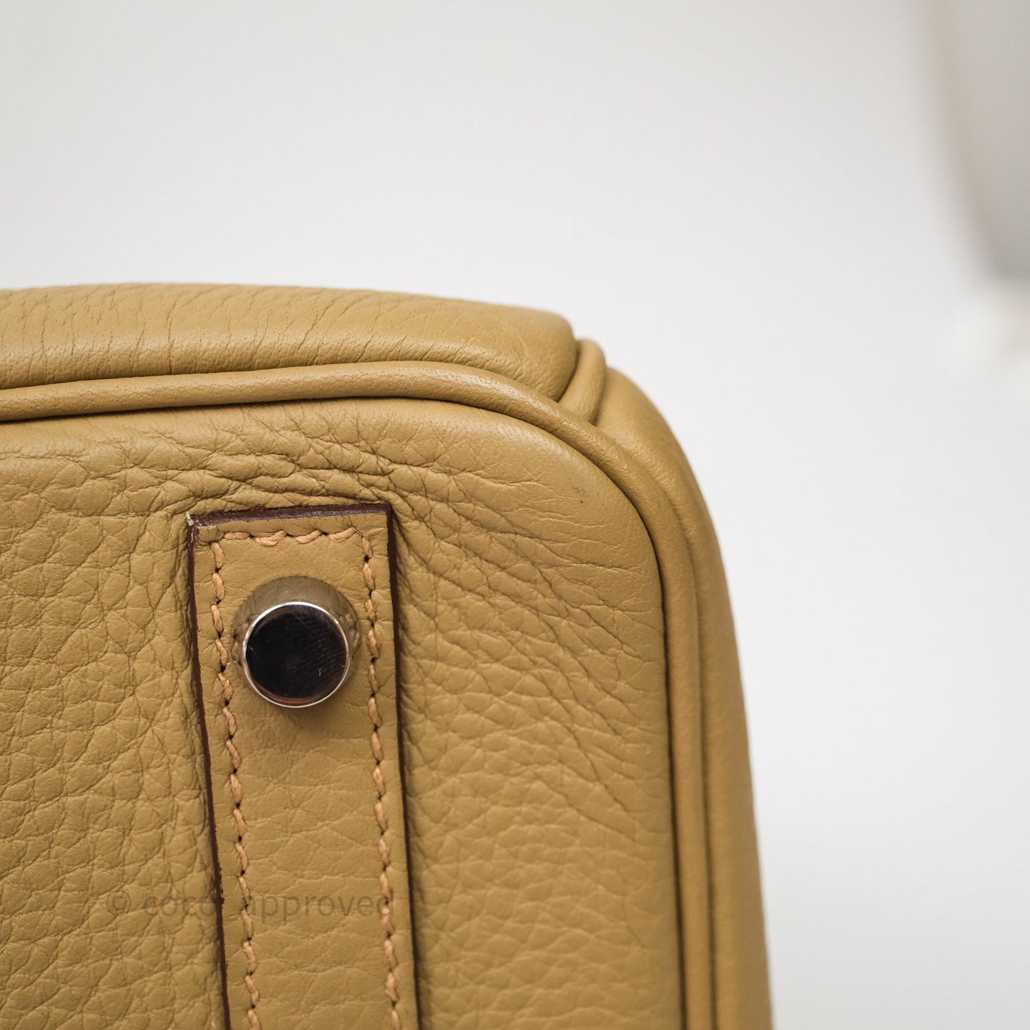 Hermès Birkin 30 Tabac-Camel 24 Togo Palladium Hardware