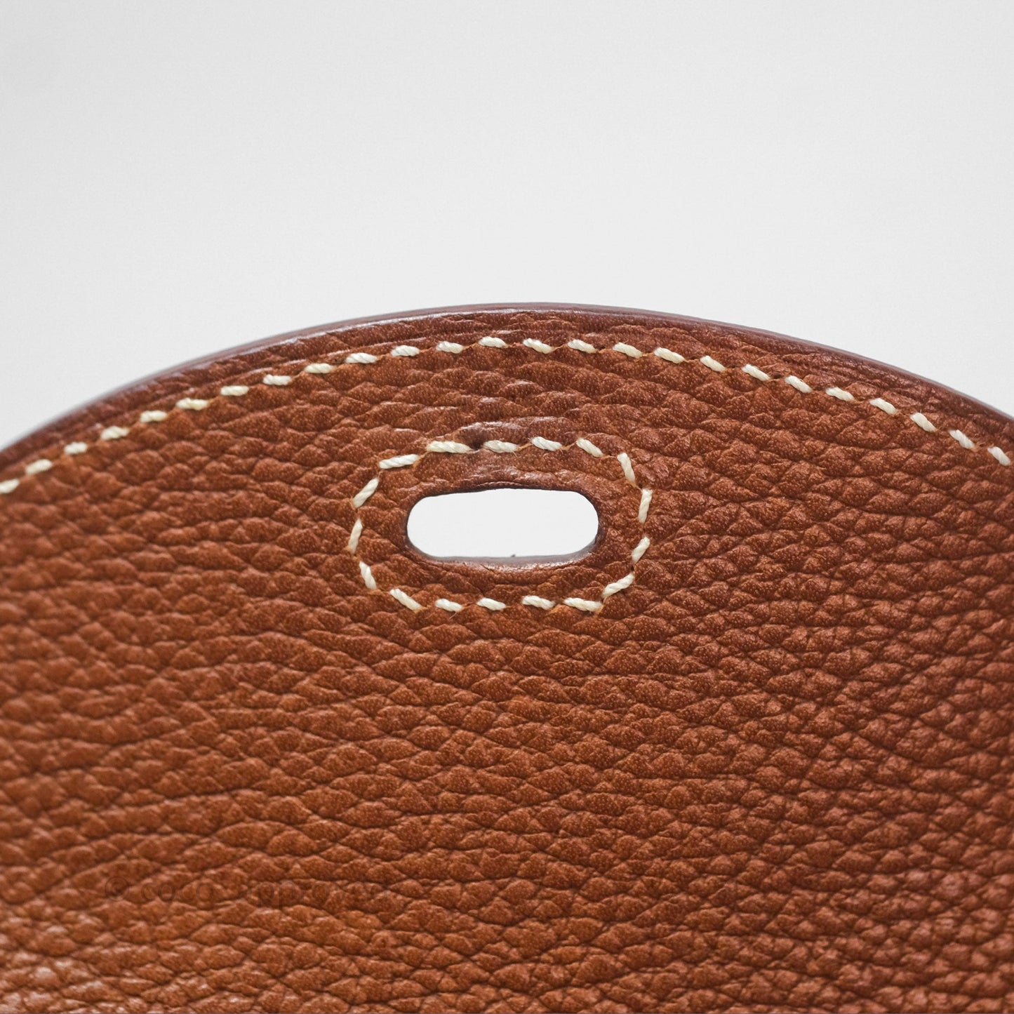 Hermès Mini Lindy 20 Fauve 34 Barenia Gold Hardware