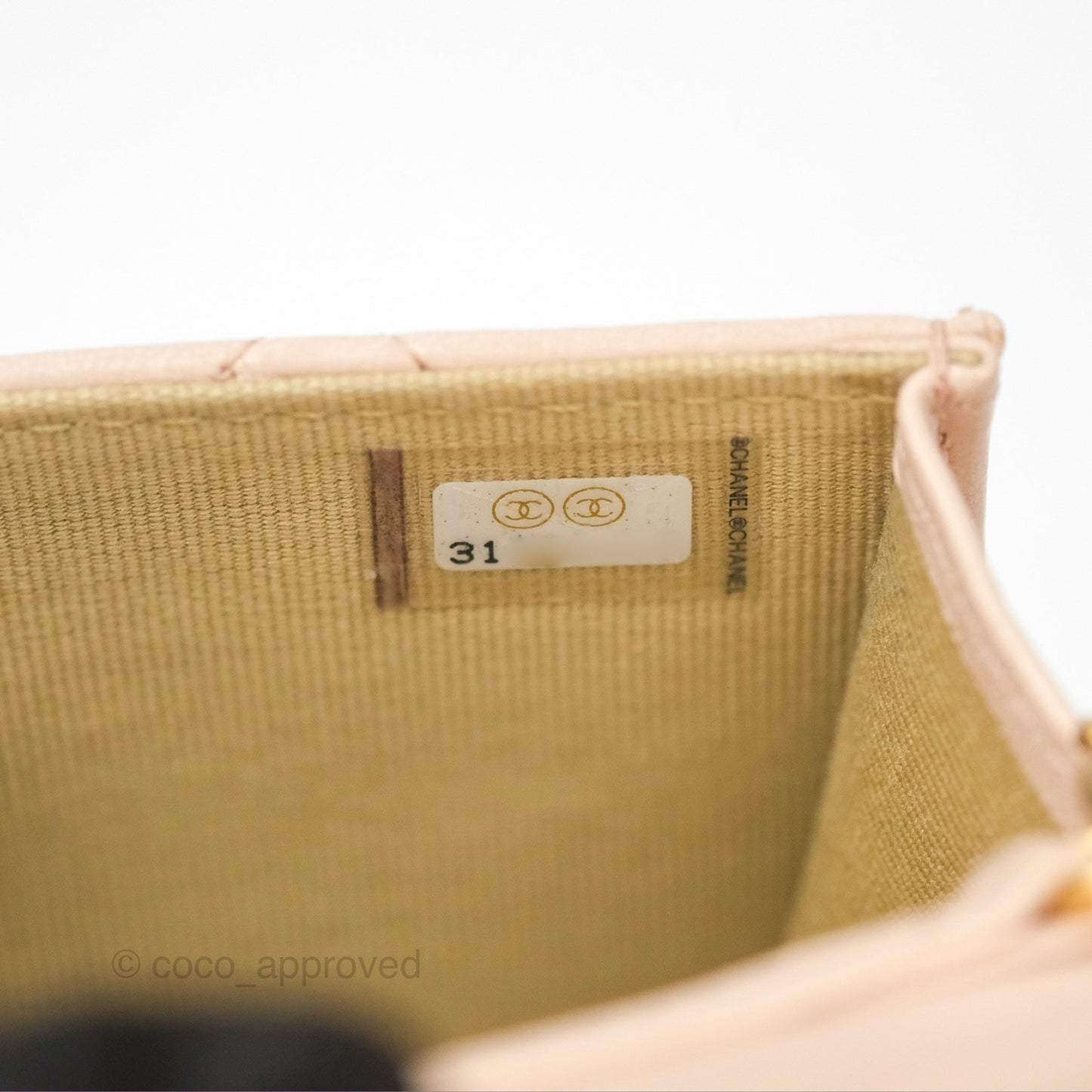 Chanel Mini Pearl Crush Clutch With Chain Belt Rose Clair Pink Aged Gold Hardware