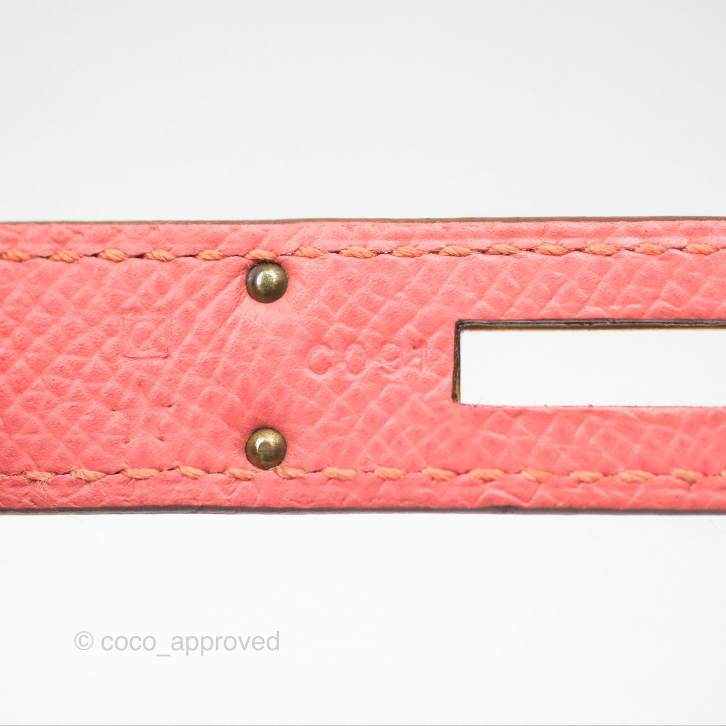 Hermès Birkin 30 Retourne Flamingo I5 Epsom Gold Hardware