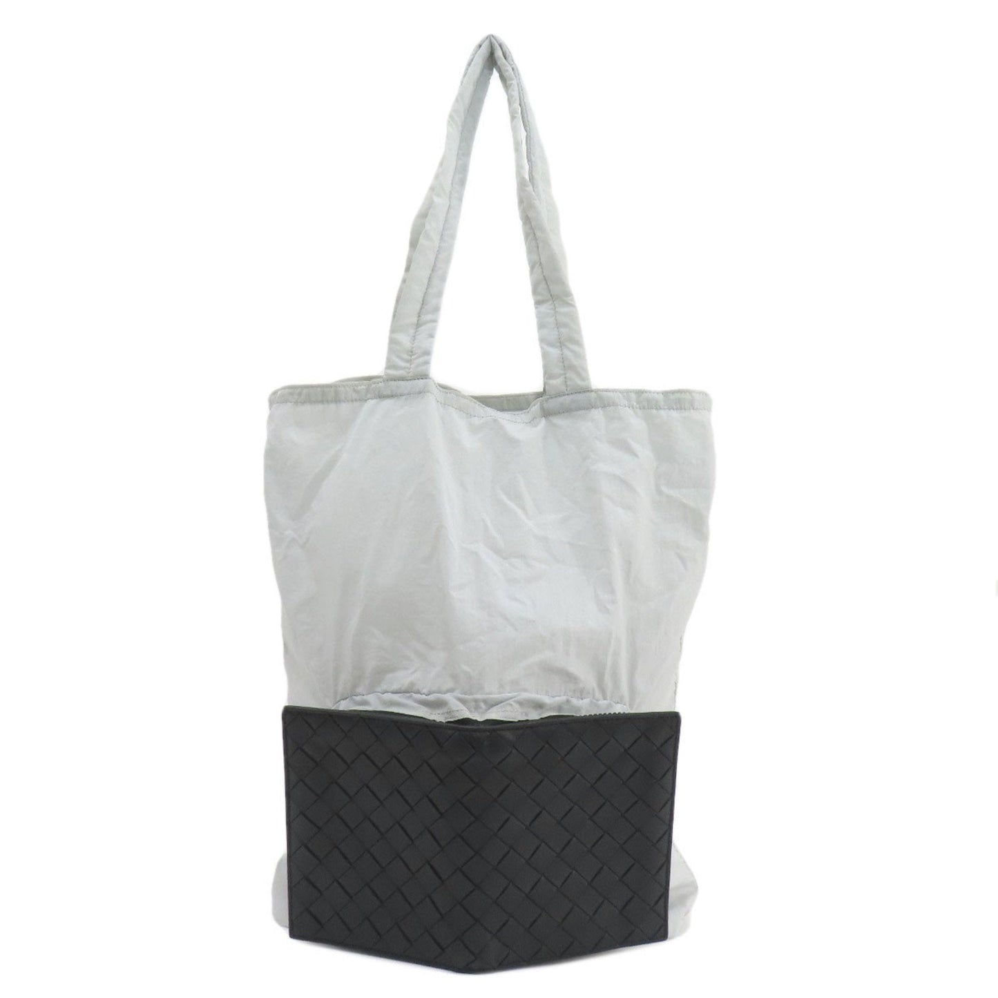 Luxury Bottega Veneta Intrecciato  Leather Nylon Eco-Bag Tote Bag ()