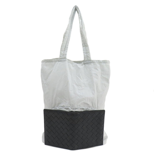 Luxury Bottega Veneta Intrecciato  Leather Nylon Eco-Bag Tote Bag ()