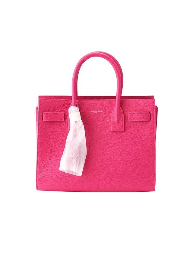 Luxury Saint Laurent Nano Sac De Jour Leather Tote Bag Hot Pink