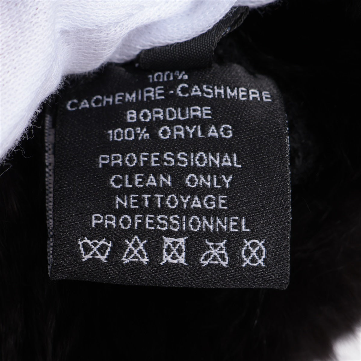 Chanel Coca-Cola Gloves Oryg x Cashmere Black