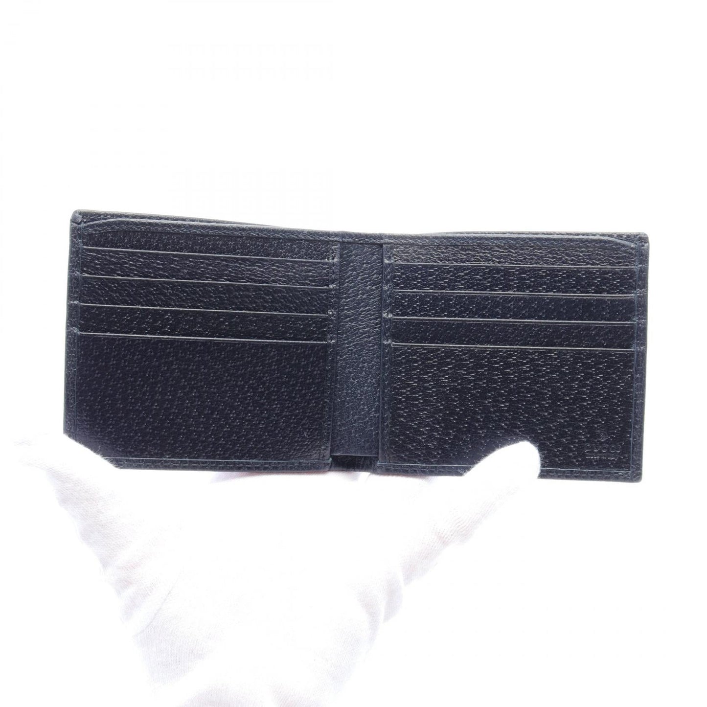 Luxury Gucci Trending 2025 Ophidia GG Supreme Sherry line Bi-fold wallet PVC Coated Canvas Leather Navy Beige Red