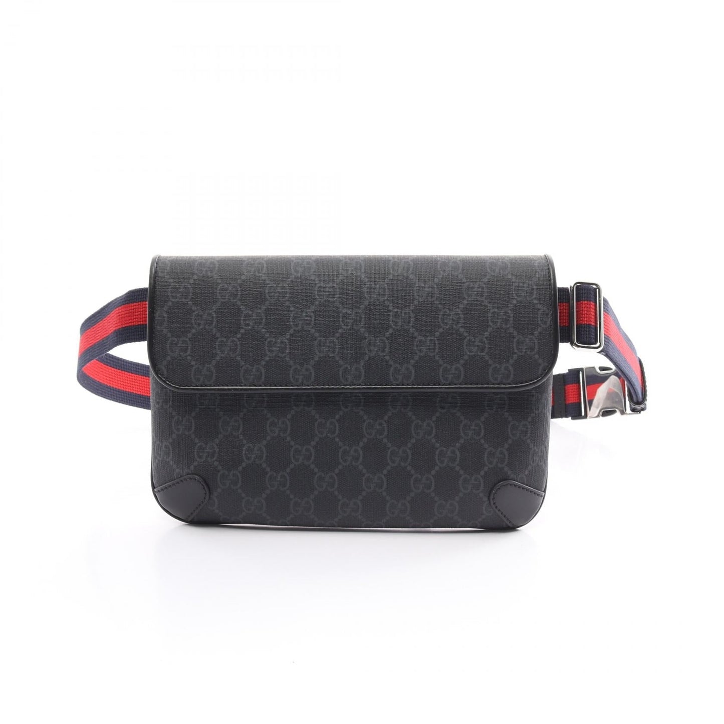 Luxury Gucci Trending 2025 GG Supreme Belt bag Body bag PVC Coated Canvas Leather Black Gray