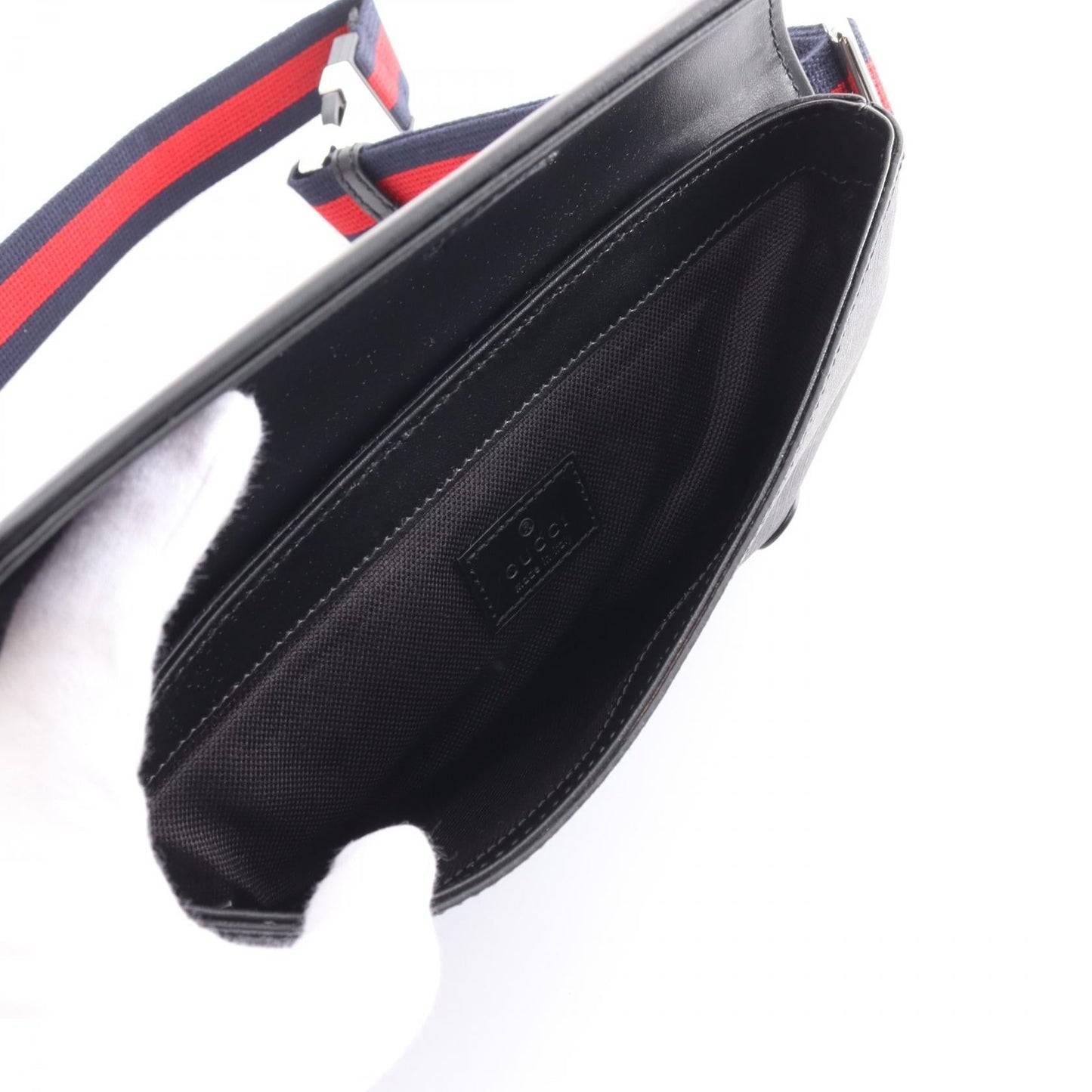 Luxury Gucci Trending 2025 GG Supreme Belt bag Body bag PVC Coated Canvas Leather Black Gray