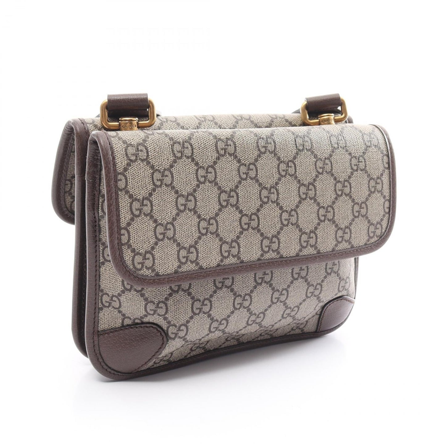 Luxury Gucci Trending 2025 GG Supreme Small Messenger bag Shoulder bag PVC Coated Canvas Leather Beige Brown Multicolor